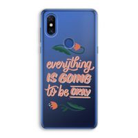Optimistic flower girl: Xiaomi Mi Mix 3 Transparant Hoesje