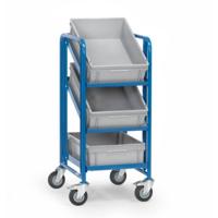 Fetra Hauptartikel 2382 Eurokastenwagen Staal Poedercoating Laadvermogen (max.): 200 kg Stralend blauw (RAL 5007) Fetra Hauptartikel 2382 Eurokastenwagen Staal Poedercoating Laadvermogen (max.): 200 kg Stralend blauw (RAL 5007)