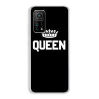 Queen zwart: Xiaomi Mi 10T 5G Transparant Hoesje