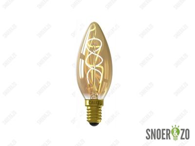 Kaars 136lm e14 goud - Calex