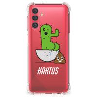 Samsung Galaxy A13 5G | A04s Stevig Bumper Hoesje Cactus Poo - thumbnail