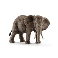 Schleich 14761 Wild Life Afrikaanse olifant beeldje, geschikt voor kinderen vanaf 5 jaar.