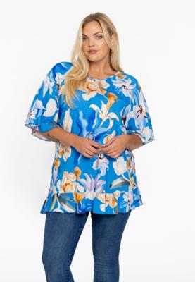Yoek Tuniek met ruches BAROQUE | Licht Blauw | Maat 54/56