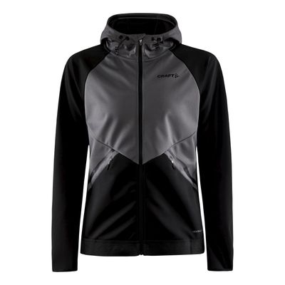 Craft Glide hood jack zwart dames M