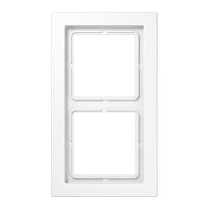 Jung LS Design Afdekraam Alpin Wit 2-voudig Duroplast