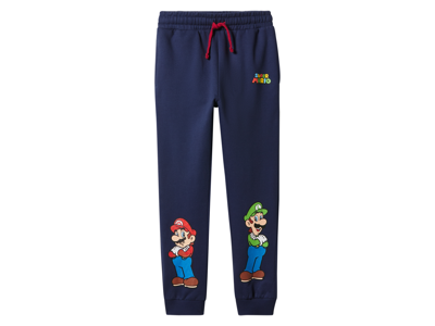 Kinder joggingbroek Super Mario (Marineblauw, 134/140)