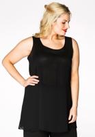 Yoek Singlet flare | Zwart | Maat 54/56