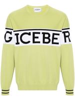 Iceberg sweat en coton à logo en jacquard - Vert