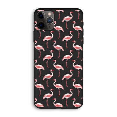 Flamingoprint groen: iPhone 11 Pro Biologisch afbreekbaar hoesje