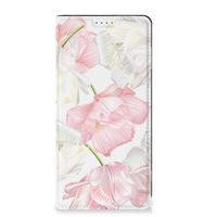 Motorola Moto G53 Smart Cover Lovely Flowers - thumbnail