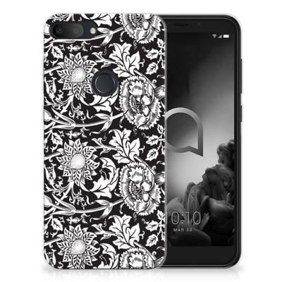 Alcatel 1S (2019) | TPU Case | Black Flowers Alcatel 1S (2019) | TPU Case | Black Flowers