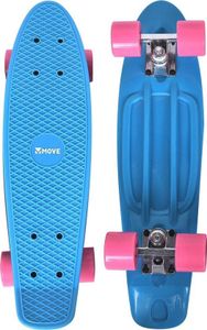 Move Old School Retro Penny Board Lichtblauw