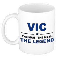 Vic The man, The myth the legend collega kado mokken/bekers 300 ml