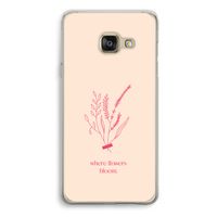 Where flowers bloom: Samsung Galaxy A3 (2016) Transparant Hoesje