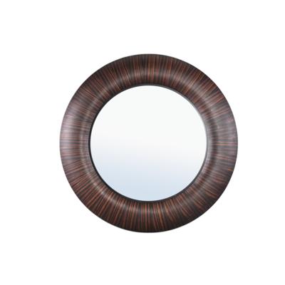 Gezzy Bruine Houten Spiegel Ø110cm