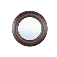 Gezzy Bruine Houten Spiegel Ø110cm