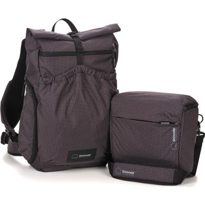 Shimoda Rugzak Side lite 22 Women&apos;s Starter Kit - zwart/wit - 520-373