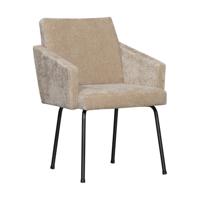 BePureHome Mount armstoel chenille zand