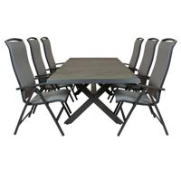 Qopps Bilby tuintafel met Houston verstelbare tuinstoel