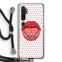 Yolo Denise: Xiaomi Mi Note 10 Transparant Hoesje met koord