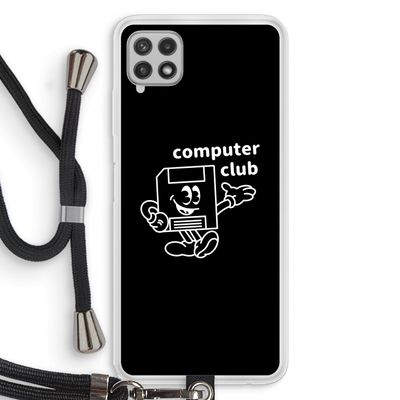 Floppyhead: Samsung Galaxy A22 4G Transparant Hoesje met koord