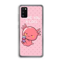 Love You A Lotl: Samsung Galaxy A41 Transparant Hoesje