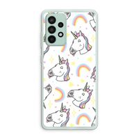 Rainbow Unicorn: Samsung Galaxy A52s 5G Transparant Hoesje