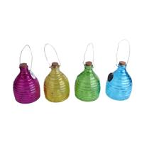 Wespenval glas ribbel 21 cm