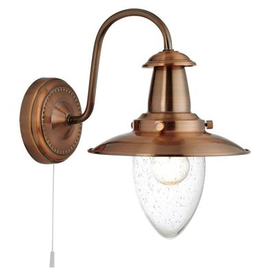Searchlight Roodkoperen wandlampFisherman - 5331-1CU