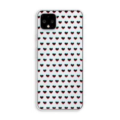 Hartjes: Pixel 4 XL Transparant Hoesje