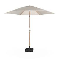 sweeek - 3m ronde parasol, paal met houteffect