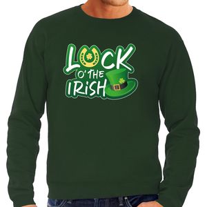 Luck of the Irish / St. Patricks day sweater / kostuum groen heren