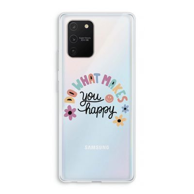 Happy days: Samsung Galaxy S10 Lite Transparant Hoesje