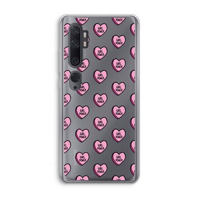 GIRL POWER: Xiaomi Mi Note 10 Transparant Hoesje