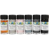Creativ Company Magic marble-verf, pastelkleuren, 6x20 ml/ 1 doos