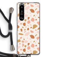 Terrazzo N°18: Sony Xperia 1 III Transparant Hoesje met koord