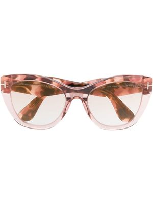 TOM FORD Eyewear lunettes de soleil à monture papillon - Rose