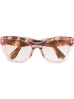 TOM FORD Eyewear lunettes de soleil à monture papillon - Rose - thumbnail