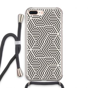 Magic pattern: iPhone 7 PLUS Transparant Hoesje met koord