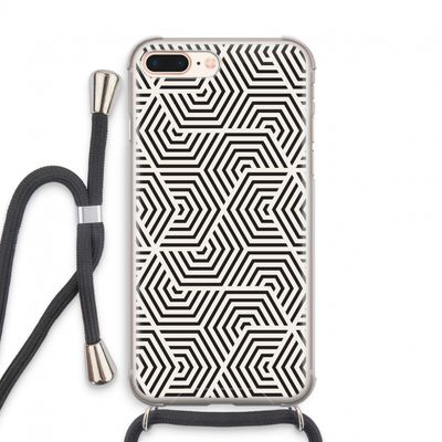 Magic pattern: iPhone 7 PLUS Transparant Hoesje met koord