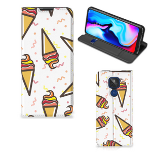 Motorola Moto G9 Play Flip Style Cover Icecream