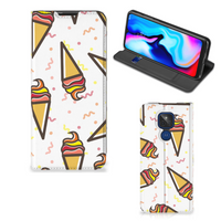 Motorola Moto G9 Play Flip Style Cover Icecream