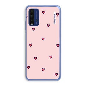 Hartjes: Xiaomi Redmi 9T Transparant Hoesje