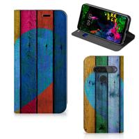 LG G8s Thinq Book | Wallet Case | Wood Heart - Cadeau voor je Vriend
