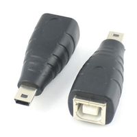 USB Mini B male to USB B female adapter