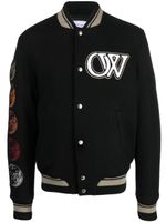 Off-White veste bomber à patch logo - Noir - thumbnail