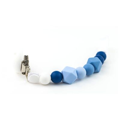 Lollipops & More Fopspeenketting Babelute 22 Cm Silicone Blauw