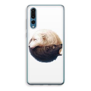 Yin Yang Wolves: Huawei P20 Pro Transparant Hoesje