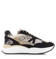 POELMAN Poelman - LPCHARU-02POE Black / Soft Gol Zwart Mesh Lage sneakers Dames