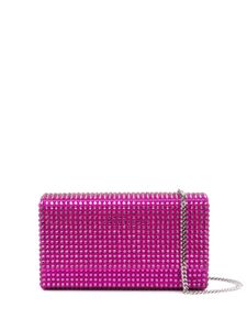 Amina Muaddi mini pochette Paloma Supera - Rose